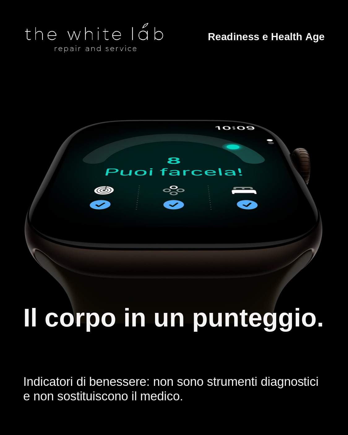 The White Lab, grafica 6 del carosello promozionale