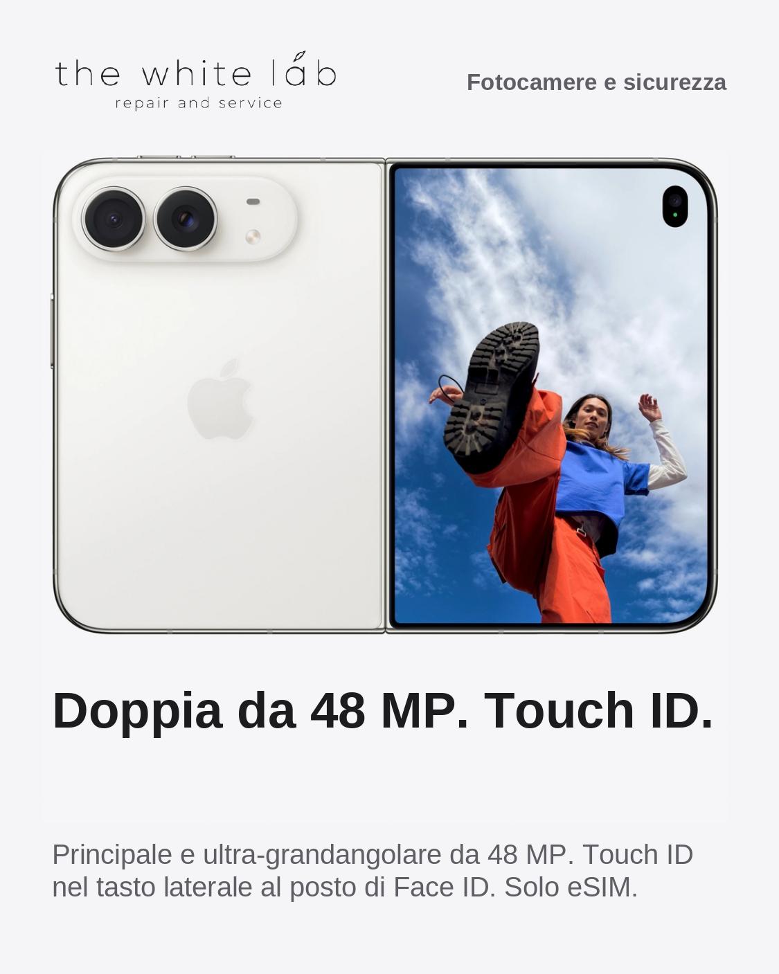 The White Lab, carosello iPhone Duo, grafica 6 del carosello promozionale