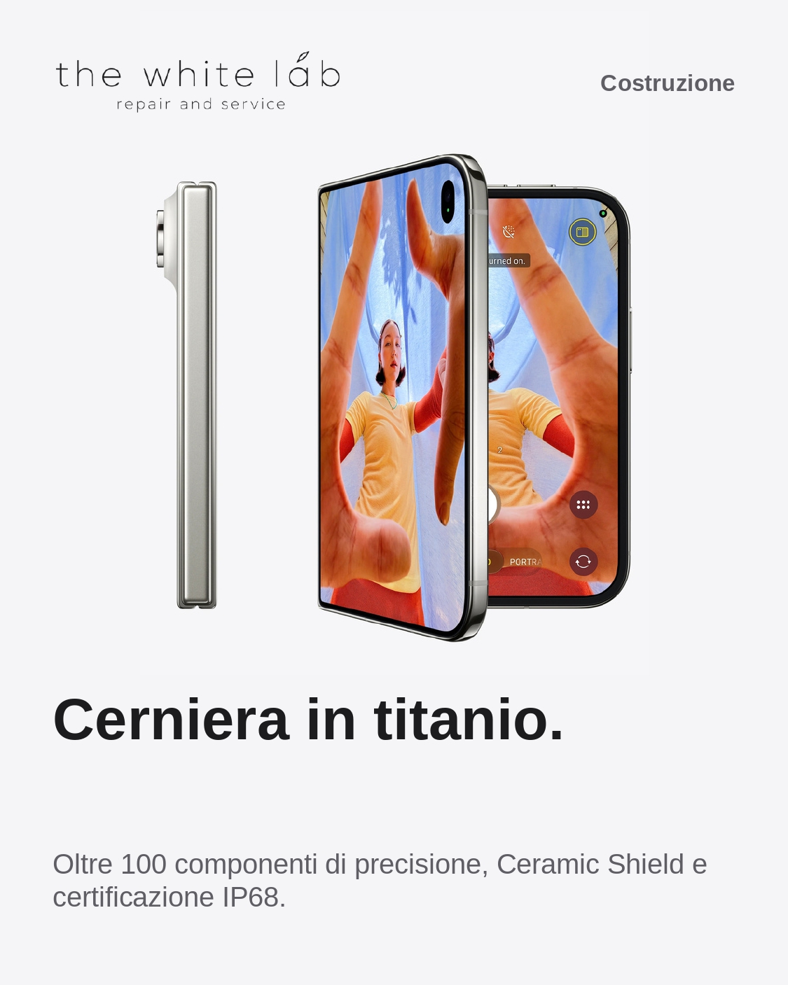 The White Lab, carosello iPhone Duo, grafica 7 del carosello promozionale