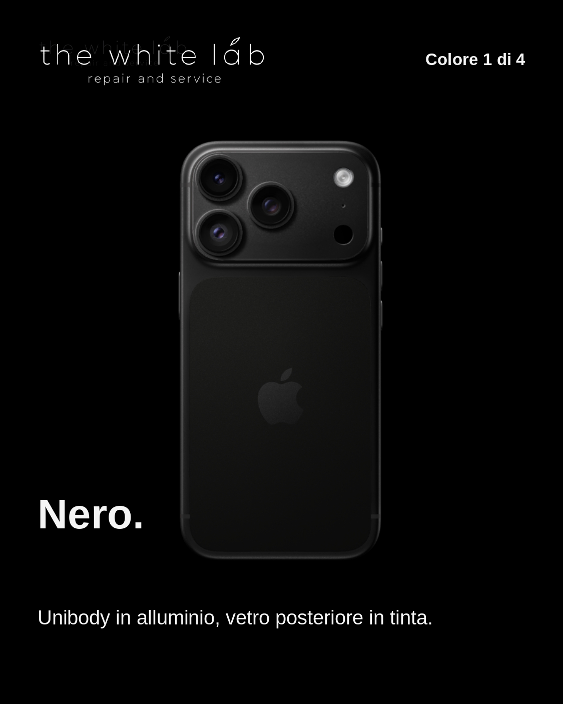 The White Lab — iPhone 18 Pro: slide 2 di 8