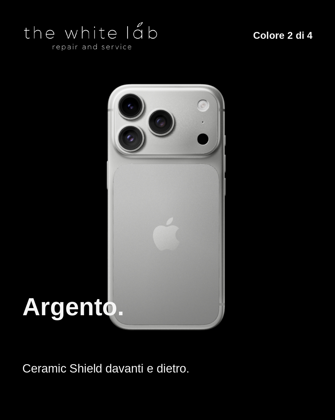 The White Lab — iPhone 18 Pro: slide 3 di 8